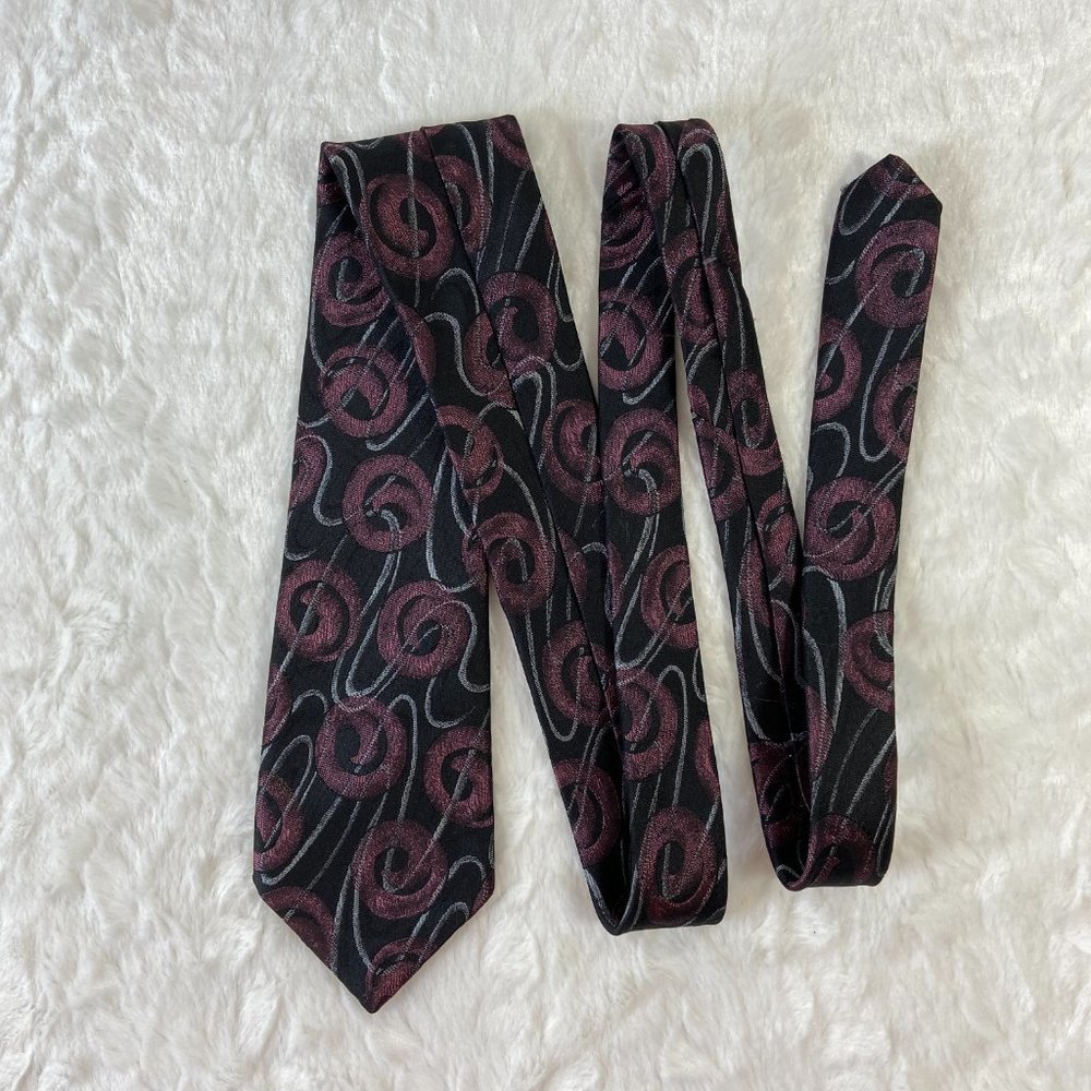 Vintage Beekman Place Men's Necktie Abstract swirls Classic